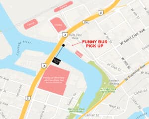 Funny Bus Cleveland parking information