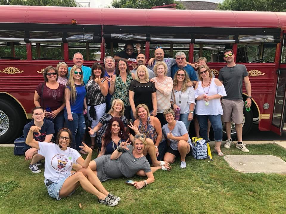 Team Building on the Funny Bus