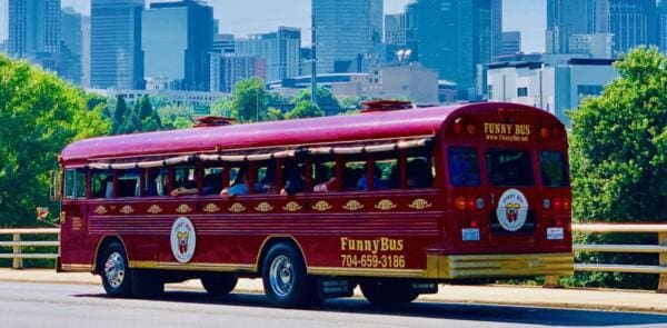 funny bus comedy city tour